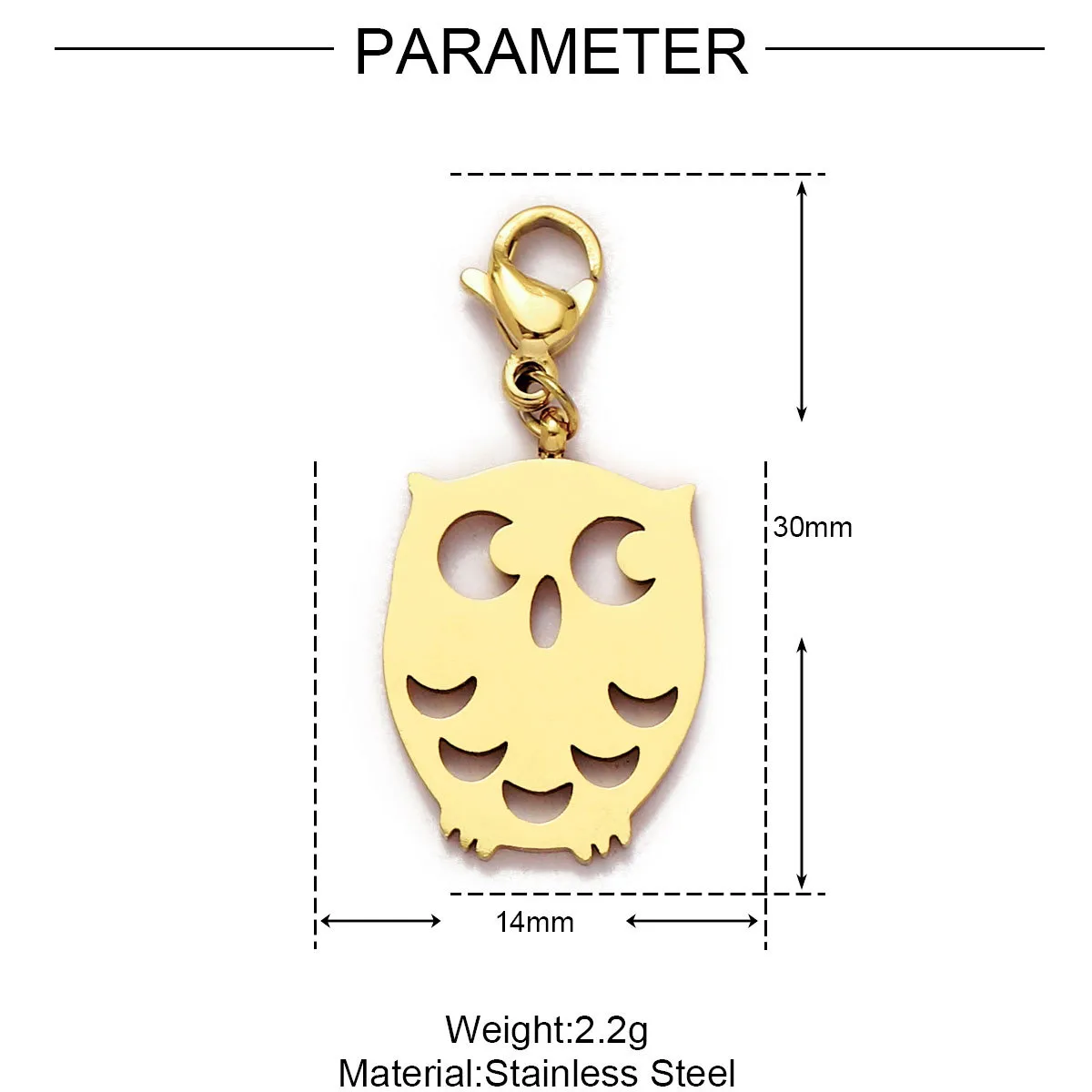 Vacation Classic Style Bear Titanium Steel Plating DIY Ornament Accessories display picture 14