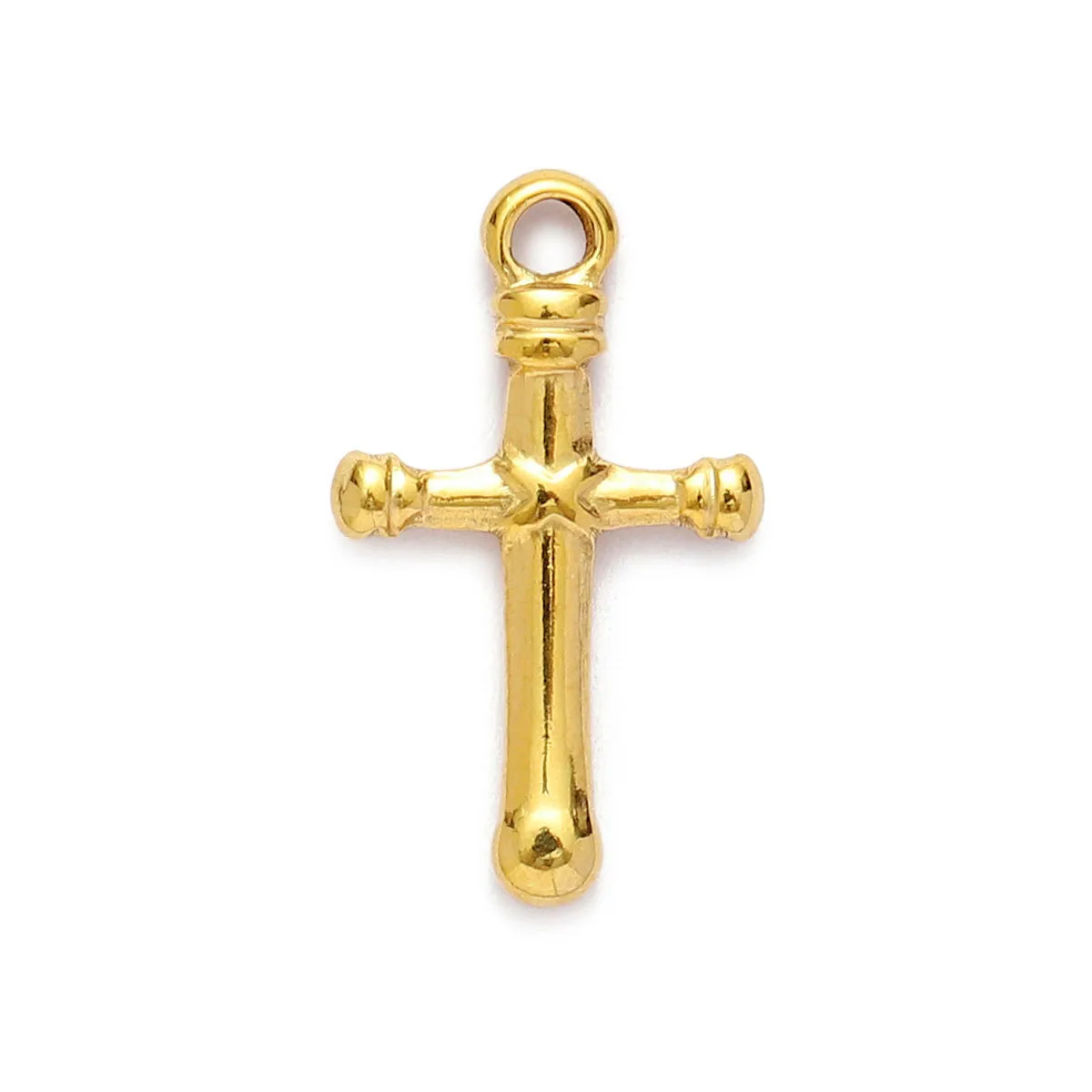 Retro Human Cross Titanium Steel Plating DIY Ornament Accessories display picture 25