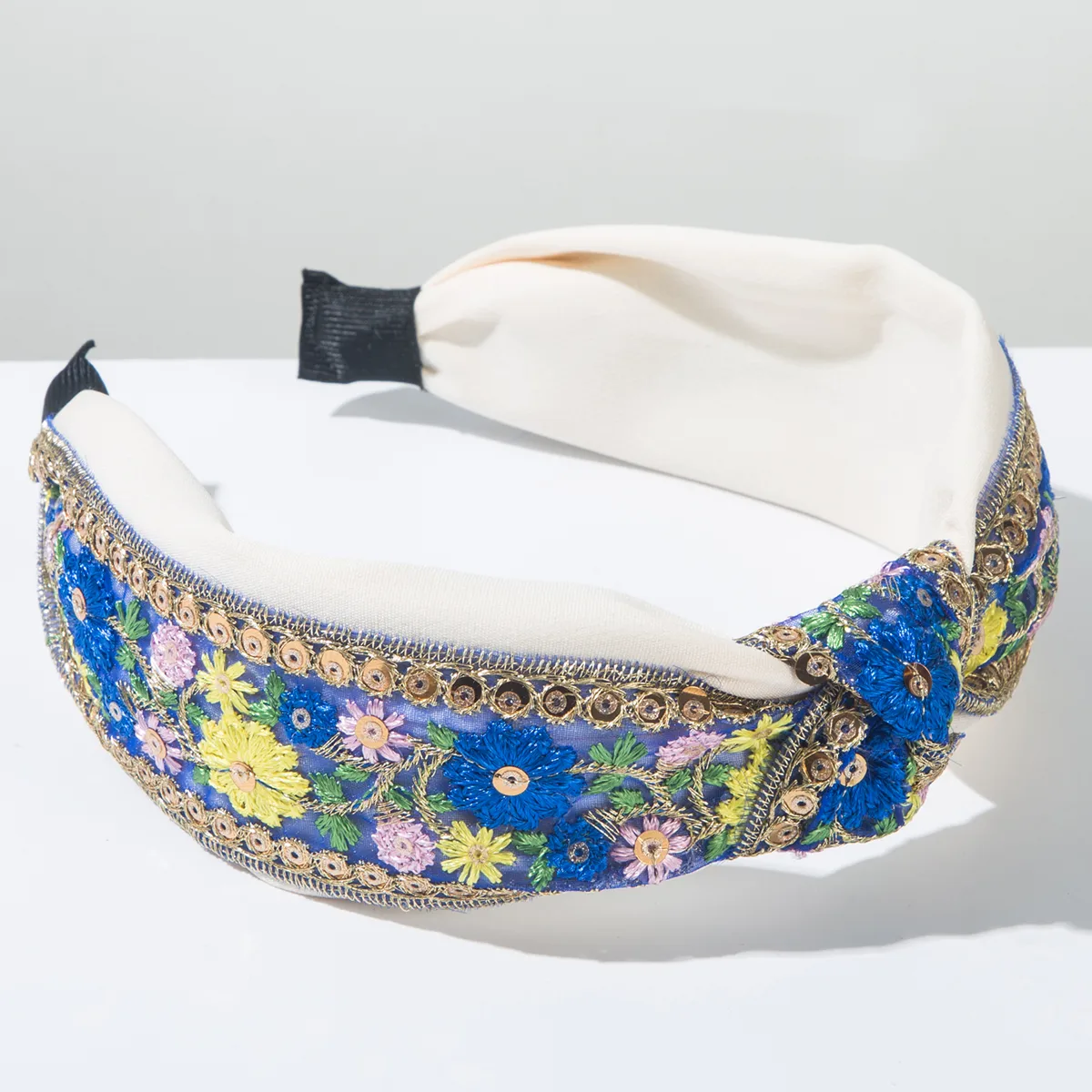 Women's Embroidery Vintage Style Flower Cloth Embroidery Hair Band display picture 8