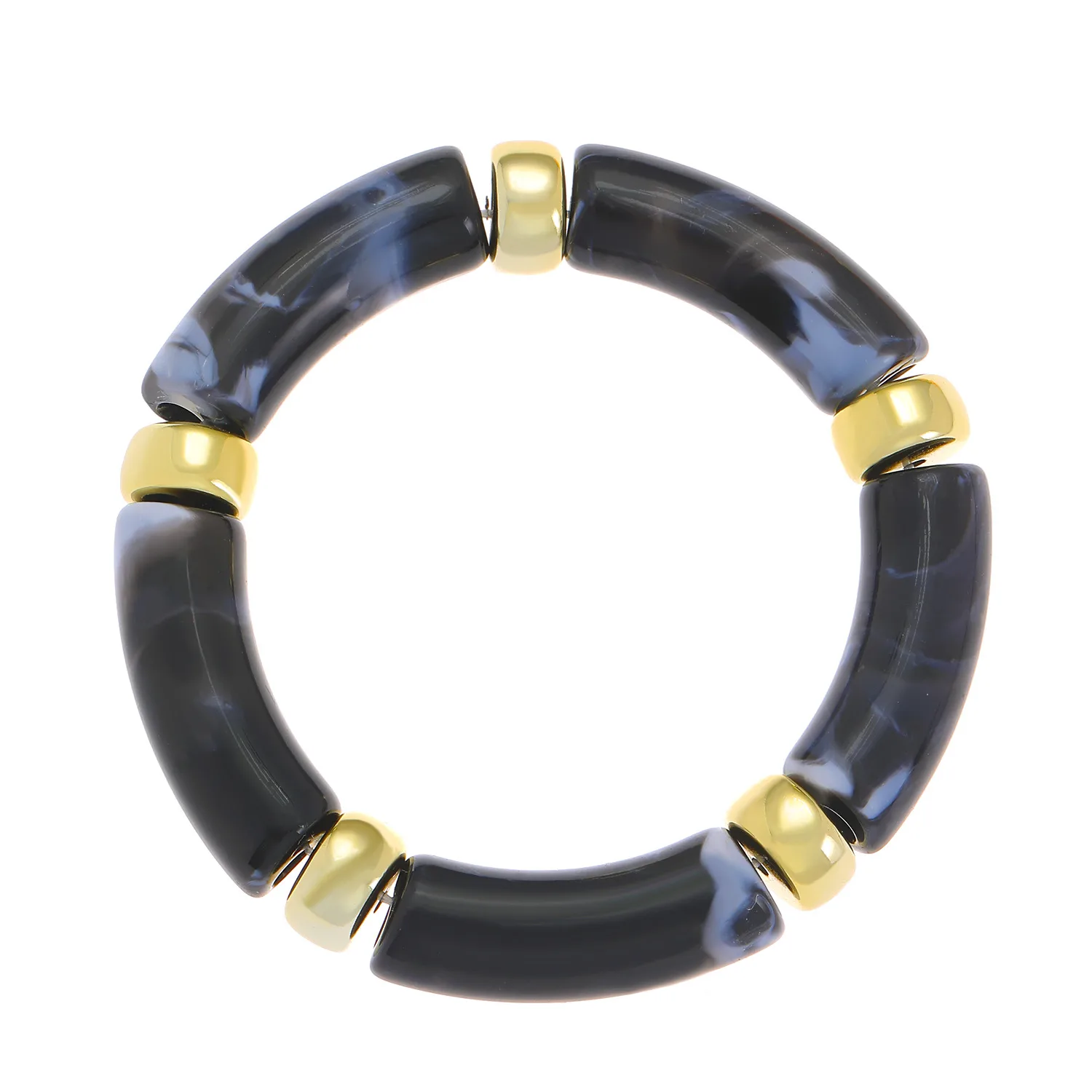 IG Style Retro Geometric Acrylic Polishing Women's Bangle display picture 18