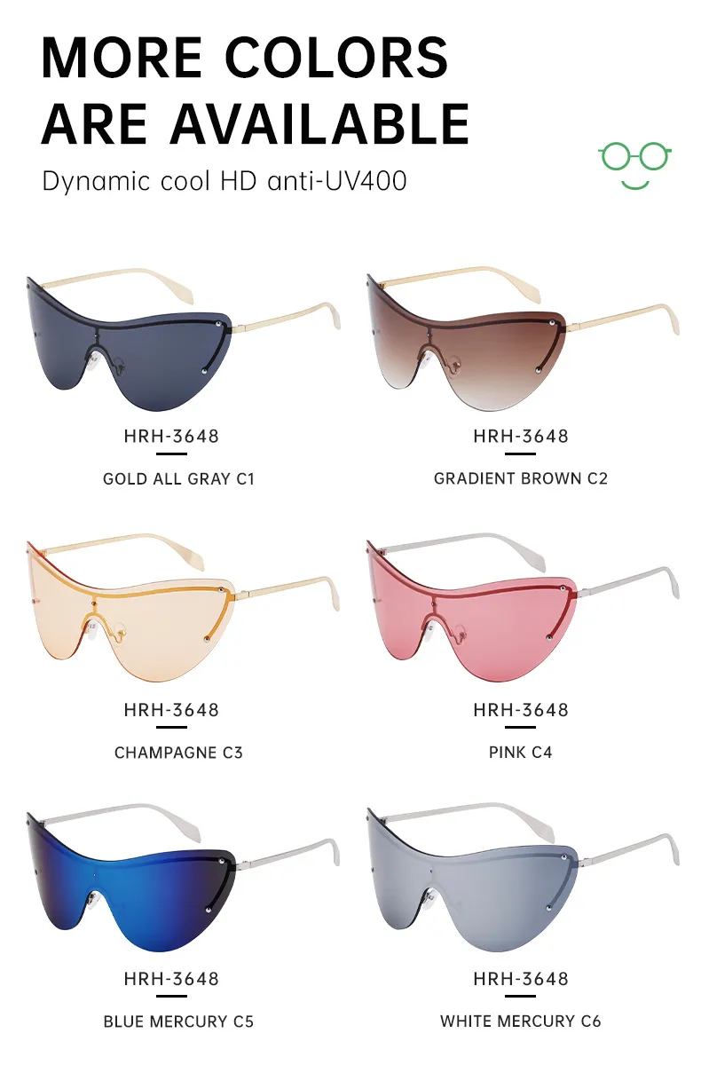 Vacation Solid Color Pc Square Frameless Glasses display picture 4