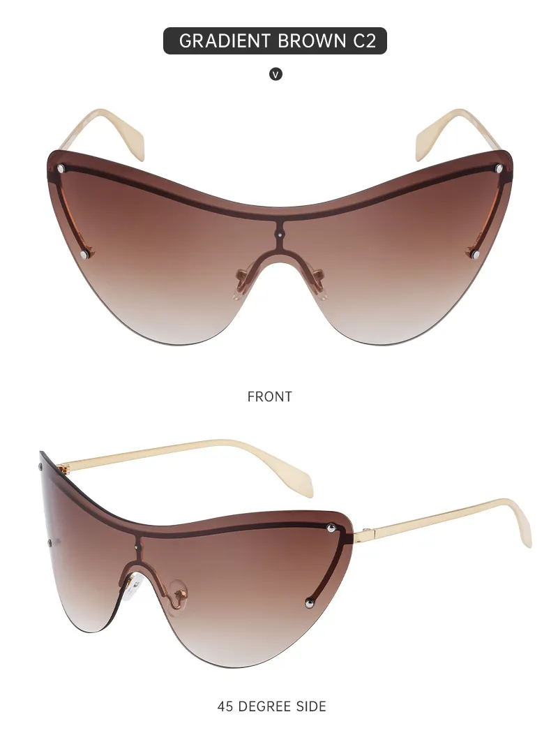 Vacation Solid Color Pc Square Frameless Glasses display picture 7