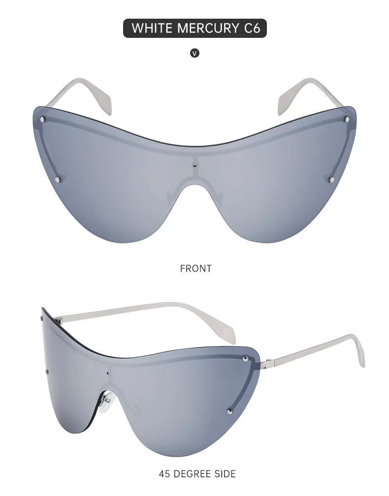 Vacation Solid Color Pc Square Frameless Glasses display picture 11
