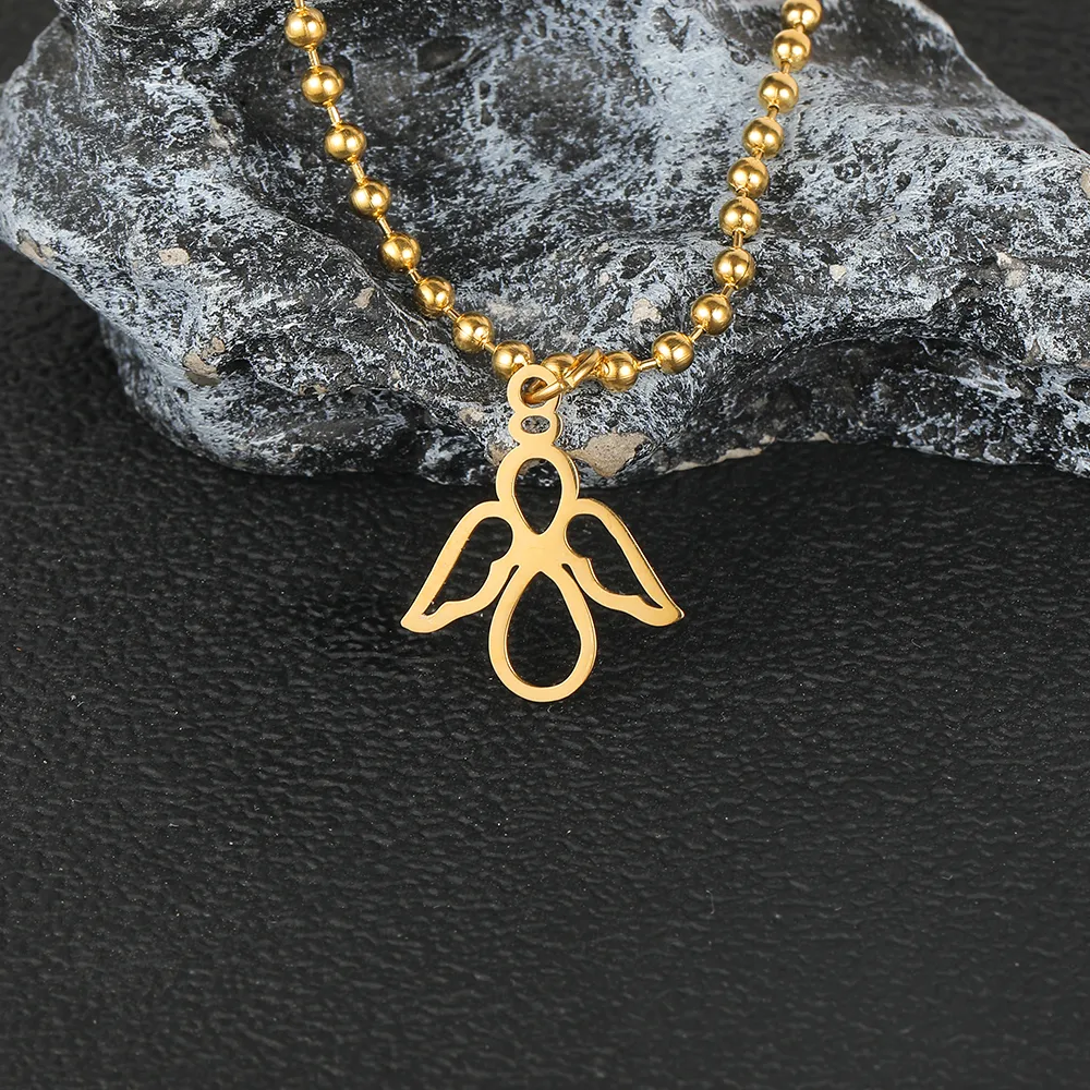 Simple Style Classic Style Geometric Letter Flower 304 Stainless Steel Women's Pendant Necklace display picture 105