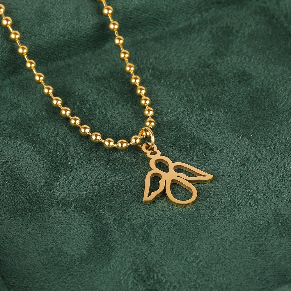 Simple Style Classic Style Geometric Letter Flower 304 Stainless Steel Women's Pendant Necklace display picture 106