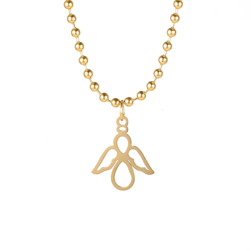 Simple Style Classic Style Geometric Letter Flower 304 Stainless Steel Women's Pendant Necklace display picture 108