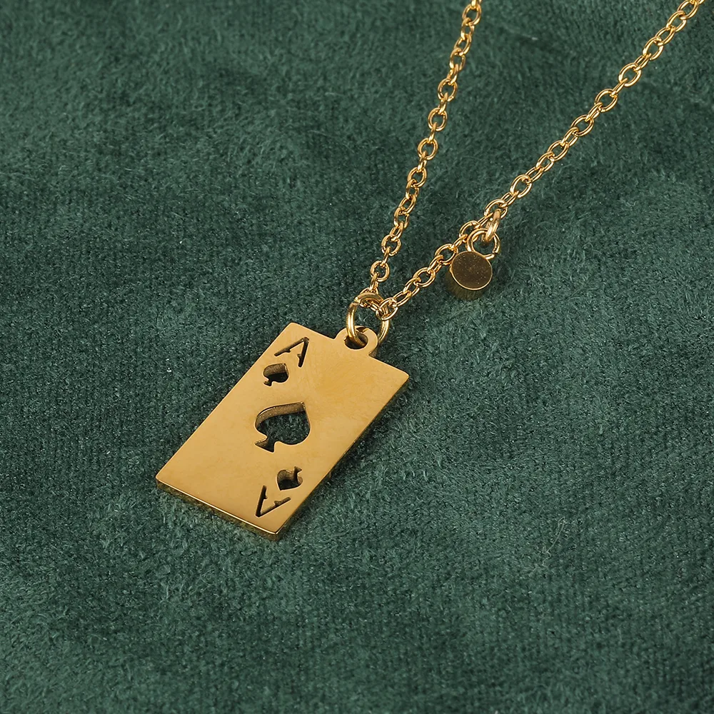 Simple Style Classic Style Geometric Letter Flower 304 Stainless Steel Women's Pendant Necklace display picture 110