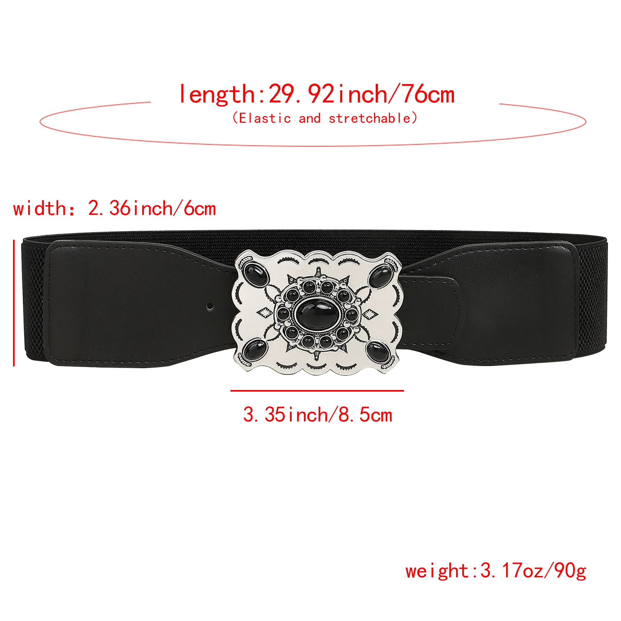 Vintage Style Simple Style Geometric Pu Leather Synthetic Fibre Alloy Buckle Women's display picture 1