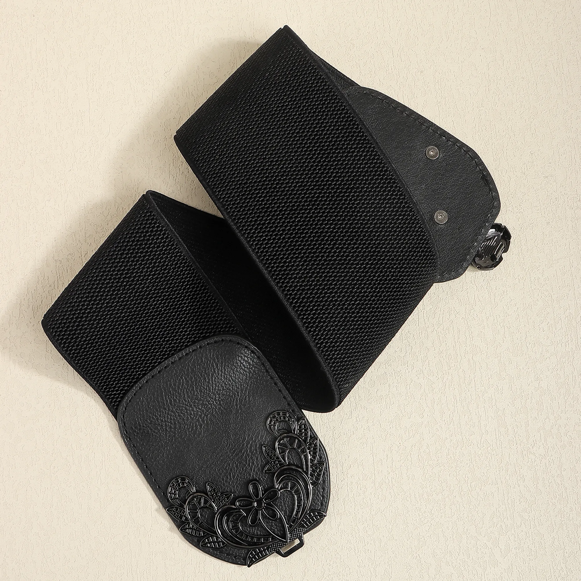 Vintage Style Simple Style Geometric Pu Leather Alloy Polyester Women's display picture 6