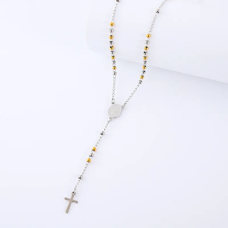 Hip-Hop Streetwear Commute Cross 304 Stainless Steel Unisex Pendant Necklace display picture 3
