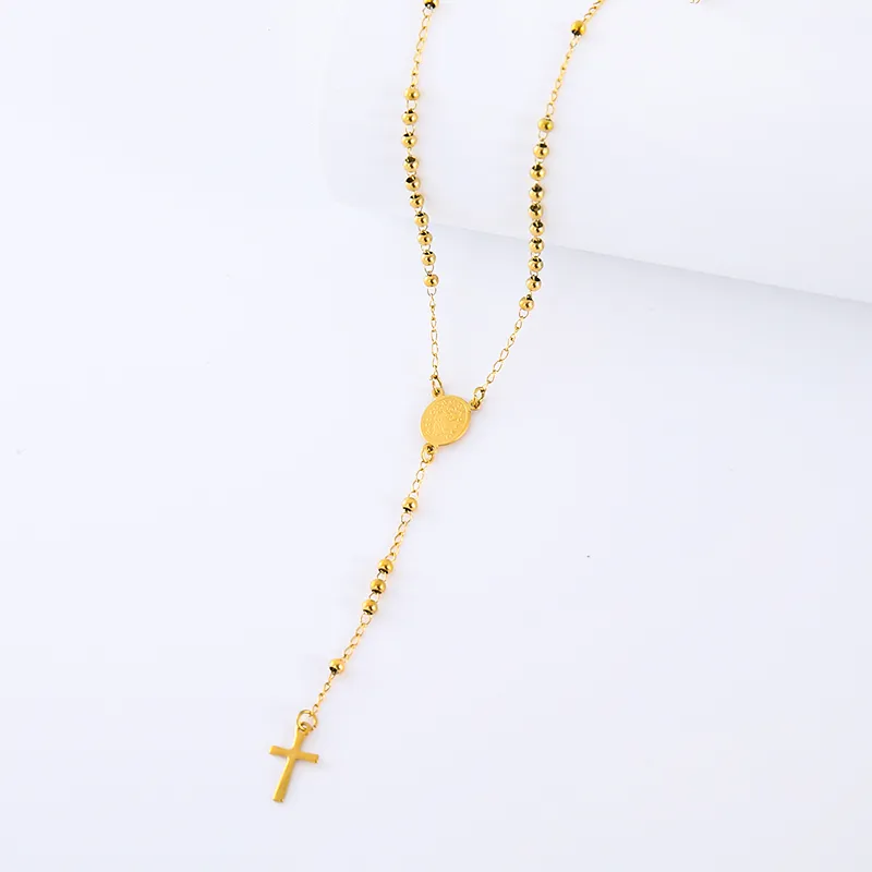 Hip-Hop Streetwear Commute Cross 304 Stainless Steel Unisex Pendant Necklace display picture 4