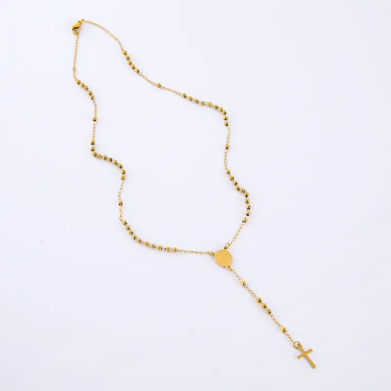 Hip-Hop Streetwear Commute Cross 304 Stainless Steel Unisex Pendant Necklace display picture 5
