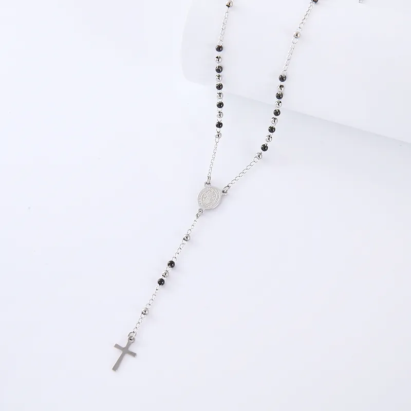 Hip-Hop Streetwear Commute Cross 304 Stainless Steel Unisex Pendant Necklace display picture 5