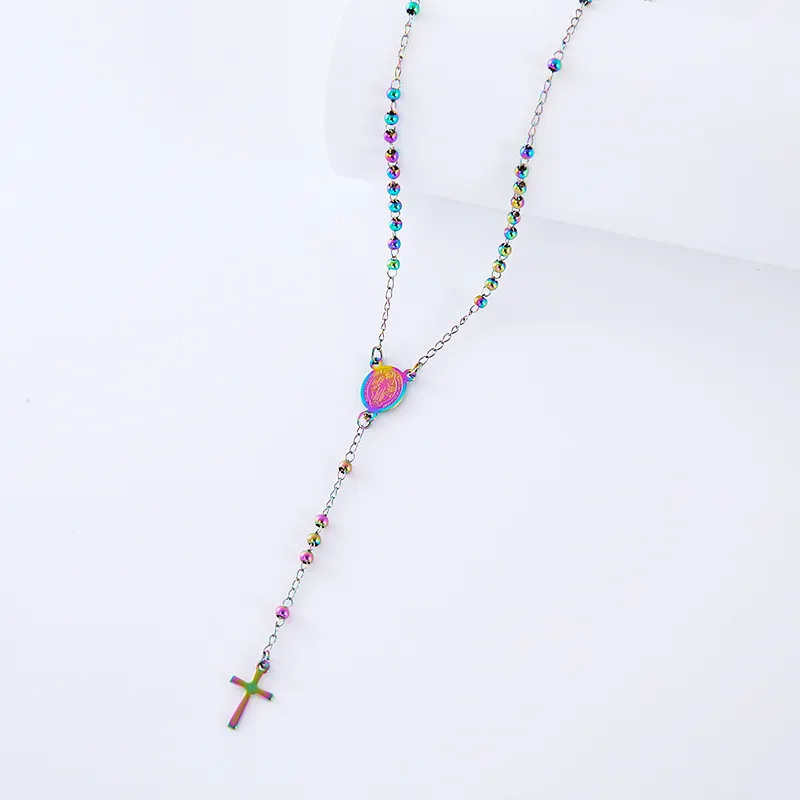 Hip-Hop Streetwear Commute Cross 304 Stainless Steel Unisex Pendant Necklace display picture 7