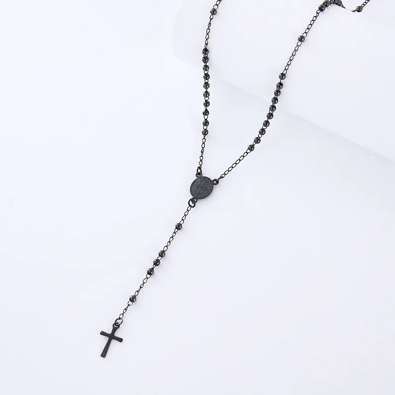 Hip-Hop Streetwear Commute Cross 304 Stainless Steel Unisex Pendant Necklace display picture 6