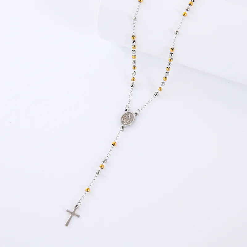 Hip-Hop Streetwear Commute Cross 304 Stainless Steel Unisex Pendant Necklace display picture 4