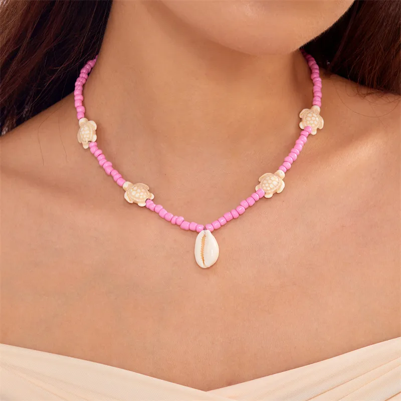 Vacation Marine Style Beach Shell Seed Bead Shell Women's Necklace display picture 20