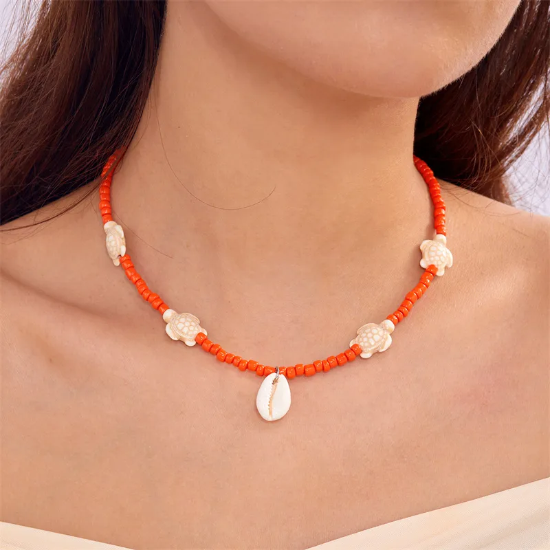 Vacation Marine Style Beach Shell Seed Bead Shell Women's Necklace display picture 19