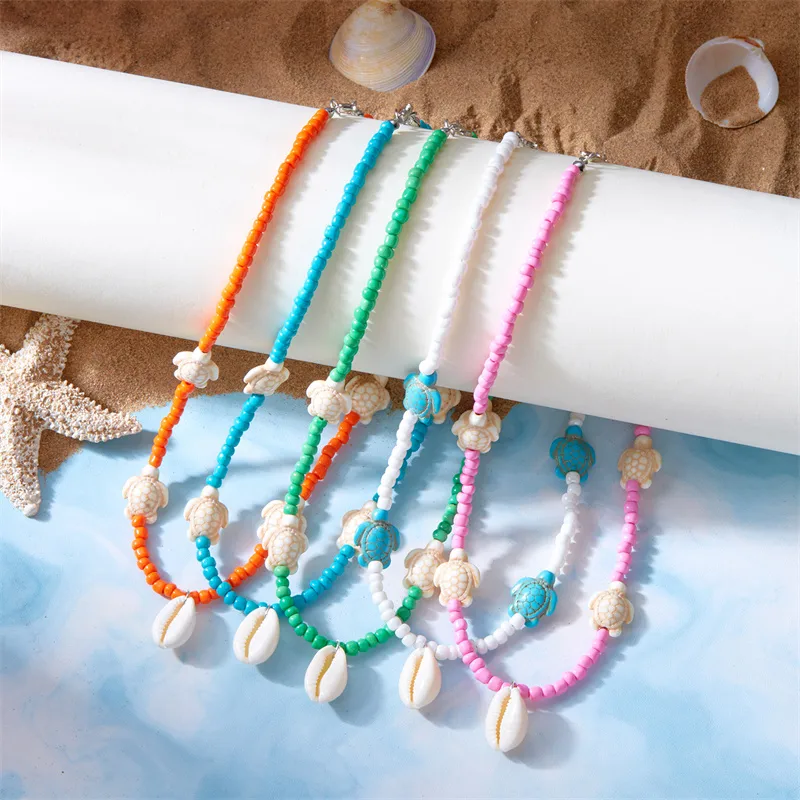 Vacation Marine Style Beach Shell Seed Bead Shell Women's Necklace display picture 2
