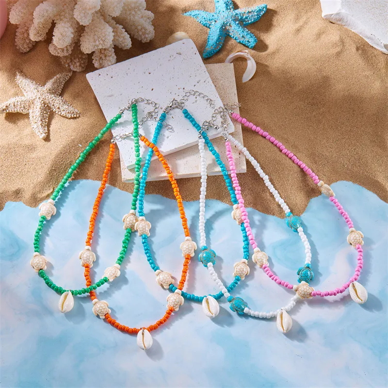 Vacation Marine Style Beach Shell Seed Bead Shell Women's Necklace display picture 3