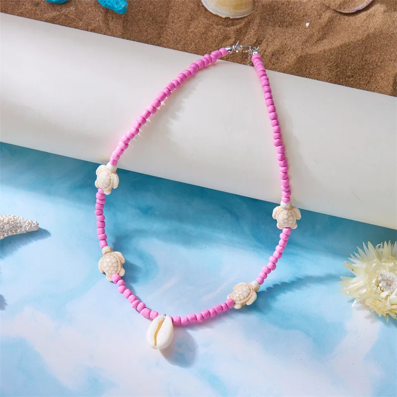 Vacation Marine Style Beach Shell Seed Bead Shell Women's Necklace display picture 16