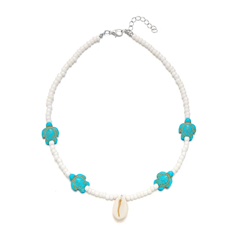 Vacation Marine Style Beach Shell Seed Bead Shell Women's Necklace display picture 26