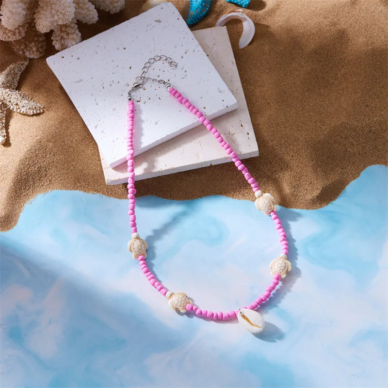 Vacation Marine Style Beach Shell Seed Bead Shell Women's Necklace display picture 7