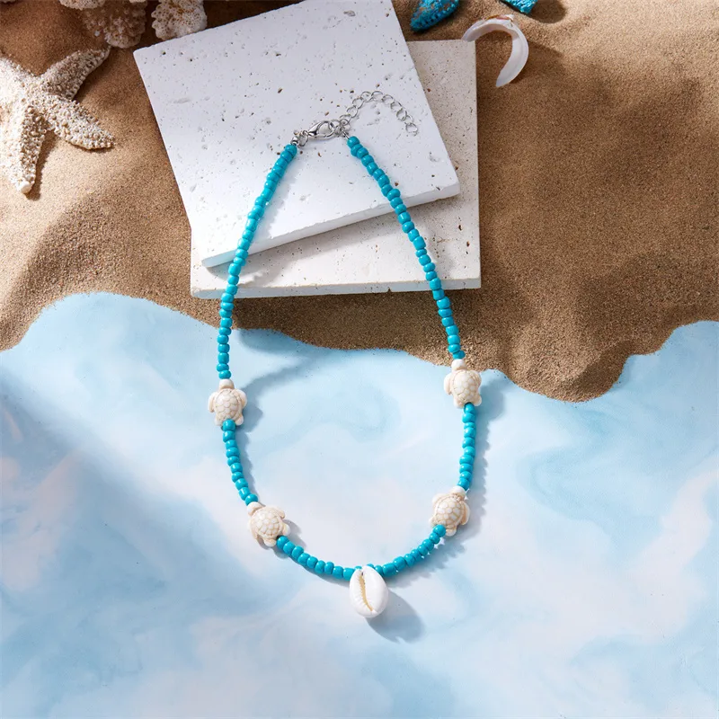 Vacation Marine Style Beach Shell Seed Bead Shell Women's Necklace display picture 5