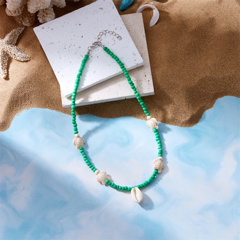 Vacation Marine Style Beach Shell Seed Bead Shell Women's Necklace display picture 6