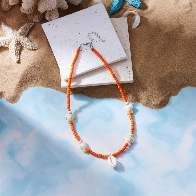 Vacation Marine Style Beach Shell Seed Bead Shell Women's Necklace display picture 4
