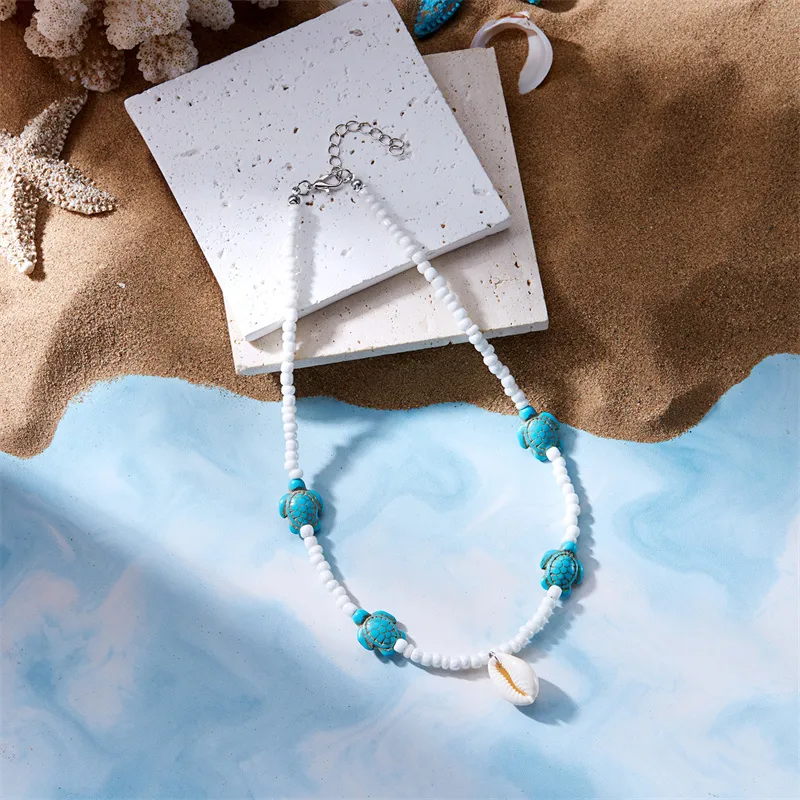 Vacation Marine Style Beach Shell Seed Bead Shell Women's Necklace display picture 8