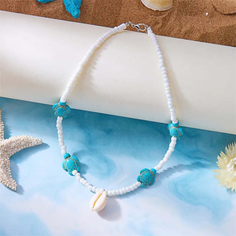 Vacation Marine Style Beach Shell Seed Bead Shell Women's Necklace display picture 18