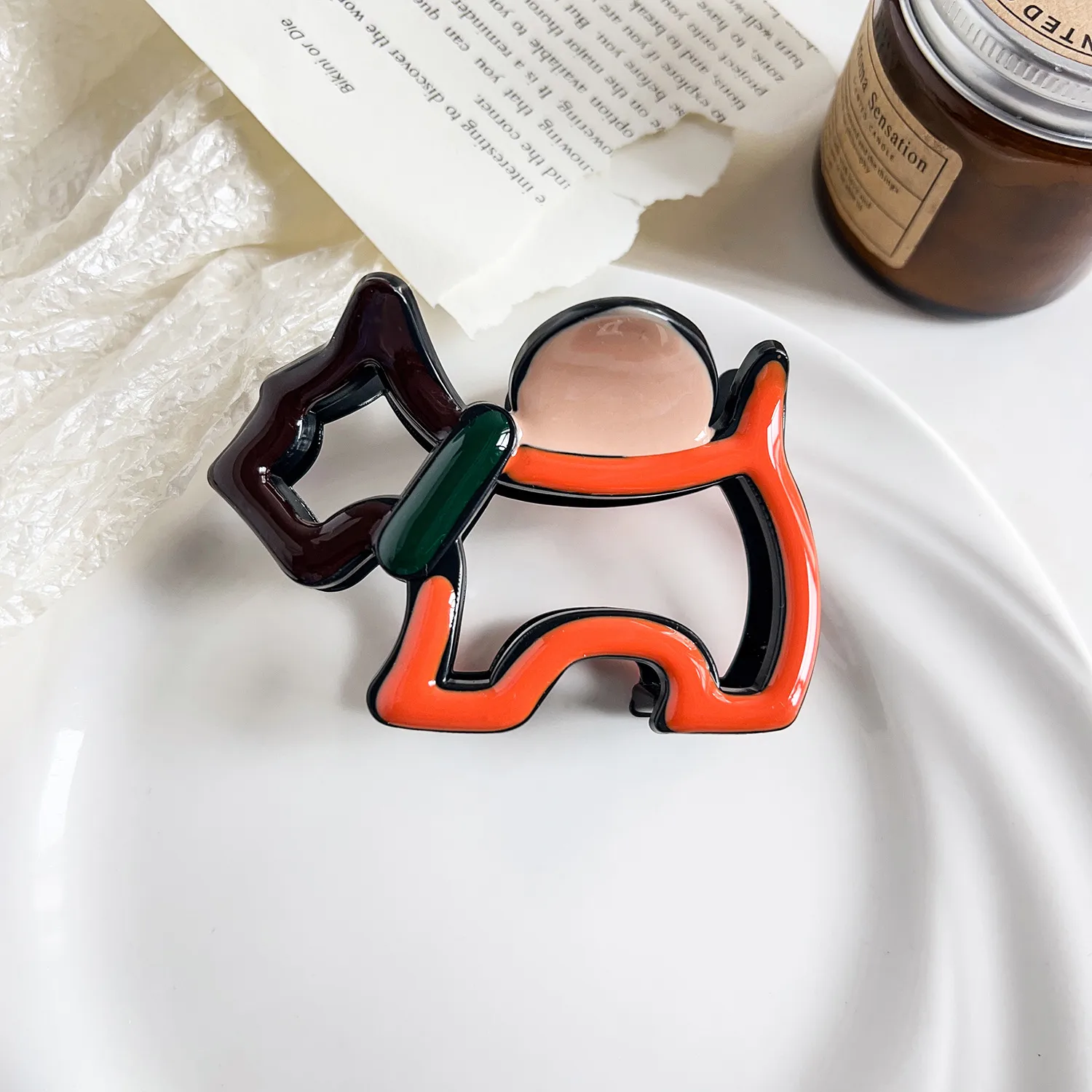 Women's Vacation Classic Style Color Block Plastic Resin Hair Claws display picture 8