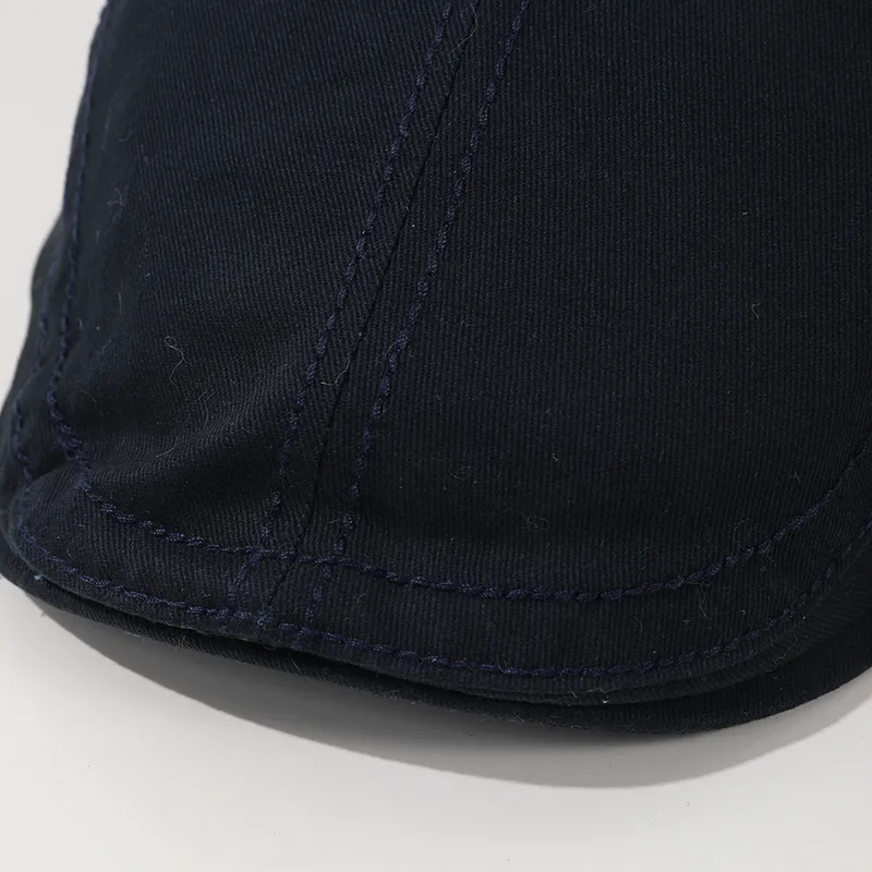 Unisex Simple Style Classic Style Solid Color Short Brim Ivy Cap display picture 8