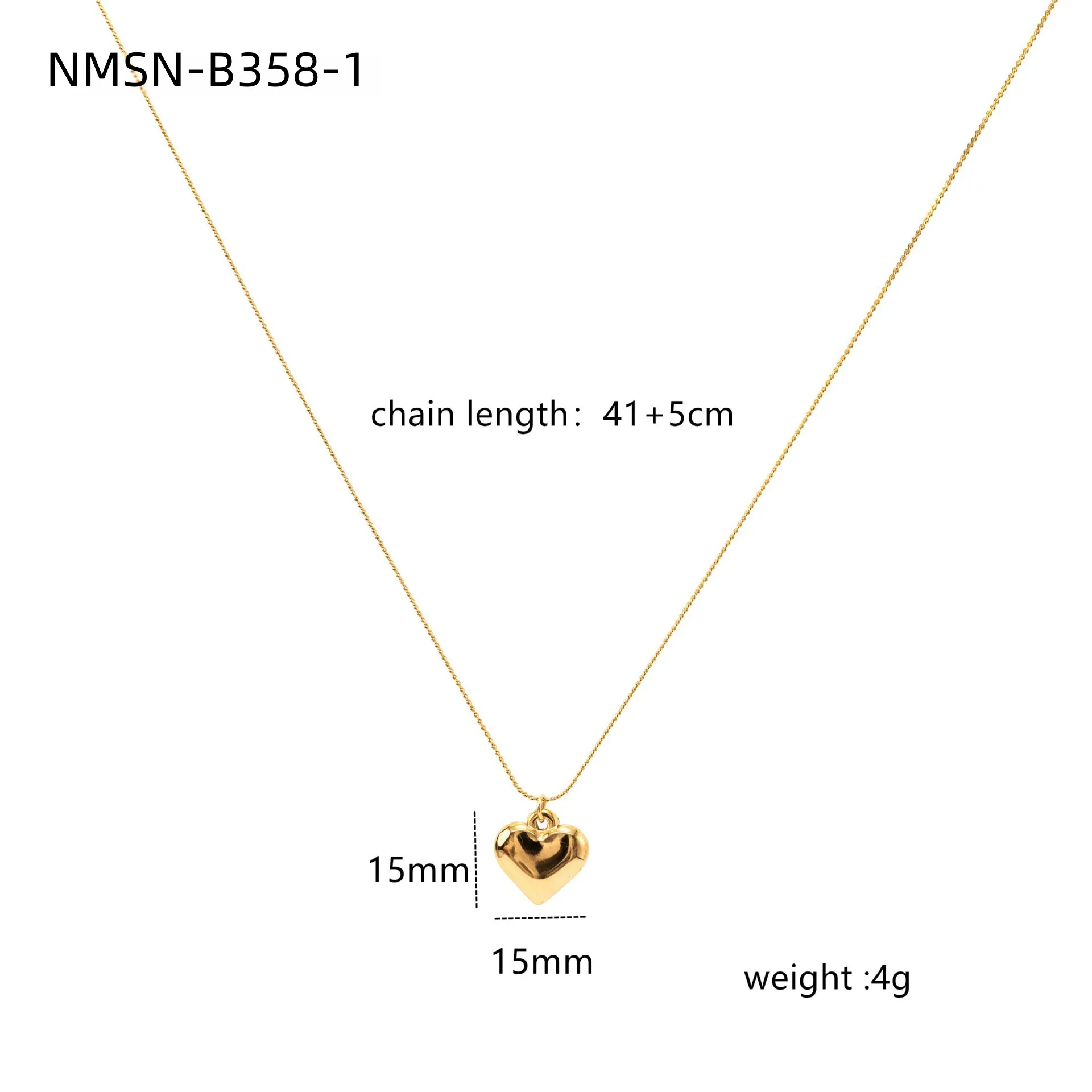Classic Style Heart Shape 304 Stainless Steel Women's Pendant Necklace display picture 23