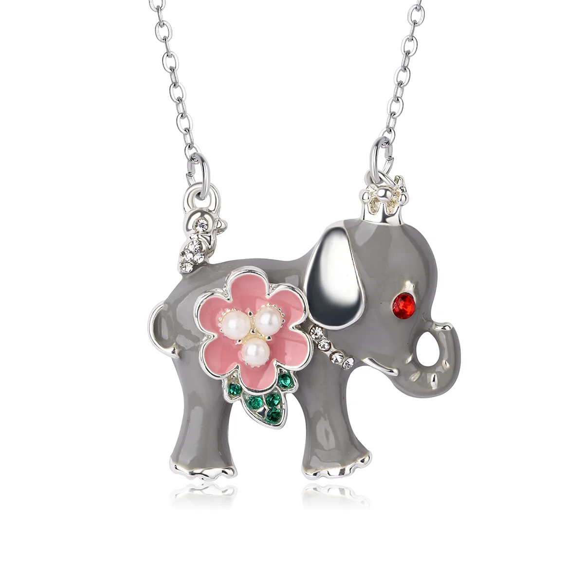 Cartoon Style Elephant Alloy Unisex Pendant Necklace display picture 14