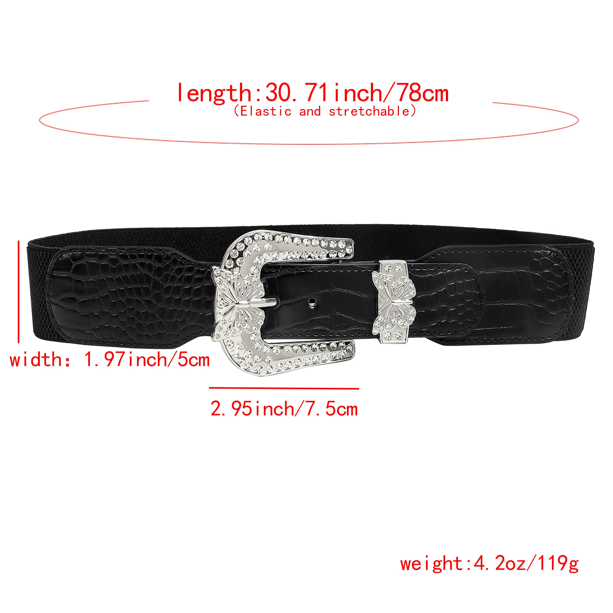 Vintage Style Preppy Style Simple Style Geometry Rhinestone Buckle Polyester Fiber Women's Adults display picture 1