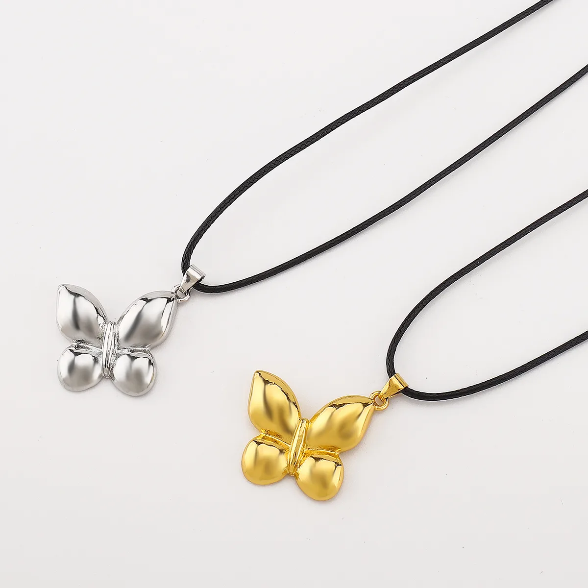 Simple Style Classic Style Butterfly Alloy Plating Women's Rings Earrings Necklace display picture 19