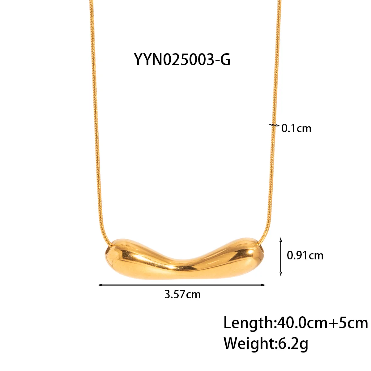 Retro Classic Style Geometric 304 Stainless Steel 18K Gold Plated Women's Pendant Necklace display picture 6