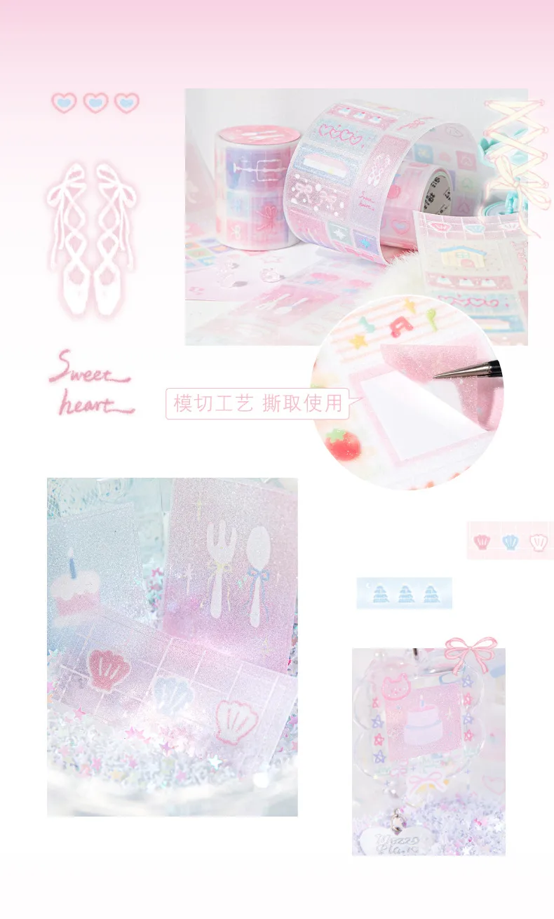 1 Piece Star School PET Cute Washi Tape display picture 5