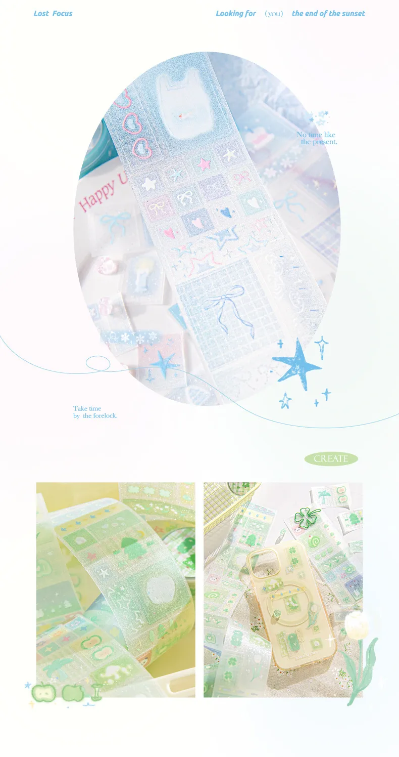 1 Piece Star School PET Cute Washi Tape display picture 9
