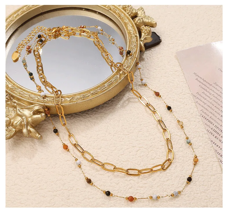 Glam Luxurious Queen Chain 304 Stainless Steel Women's Necklace display picture 1