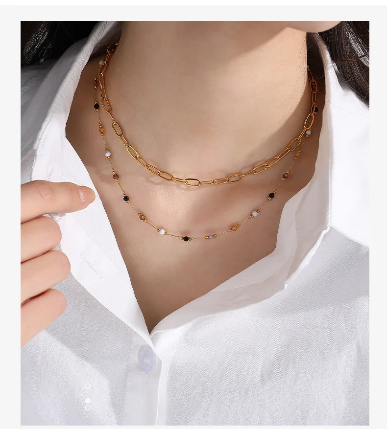 Glam Luxurious Queen Chain 304 Stainless Steel Women's Necklace display picture 5