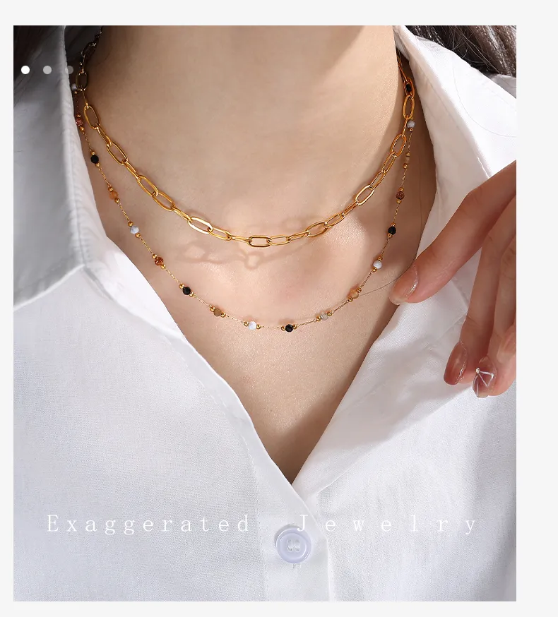 Glam Luxurious Queen Chain 304 Stainless Steel Women's Necklace display picture 8