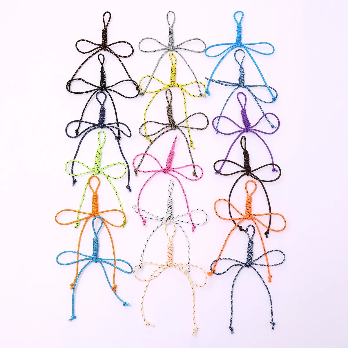 1 Piece Formal Splicing Polyester Braid Bag Pendant display picture 1