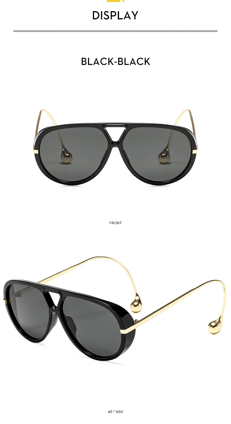 Modern Style Geometric Ac Toad Glasses Full Frame Glasses display picture 11