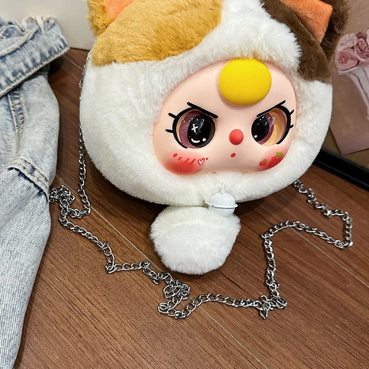 Women's Plush Cartoon Cute Round Zipper Shoulder Bag display picture 30