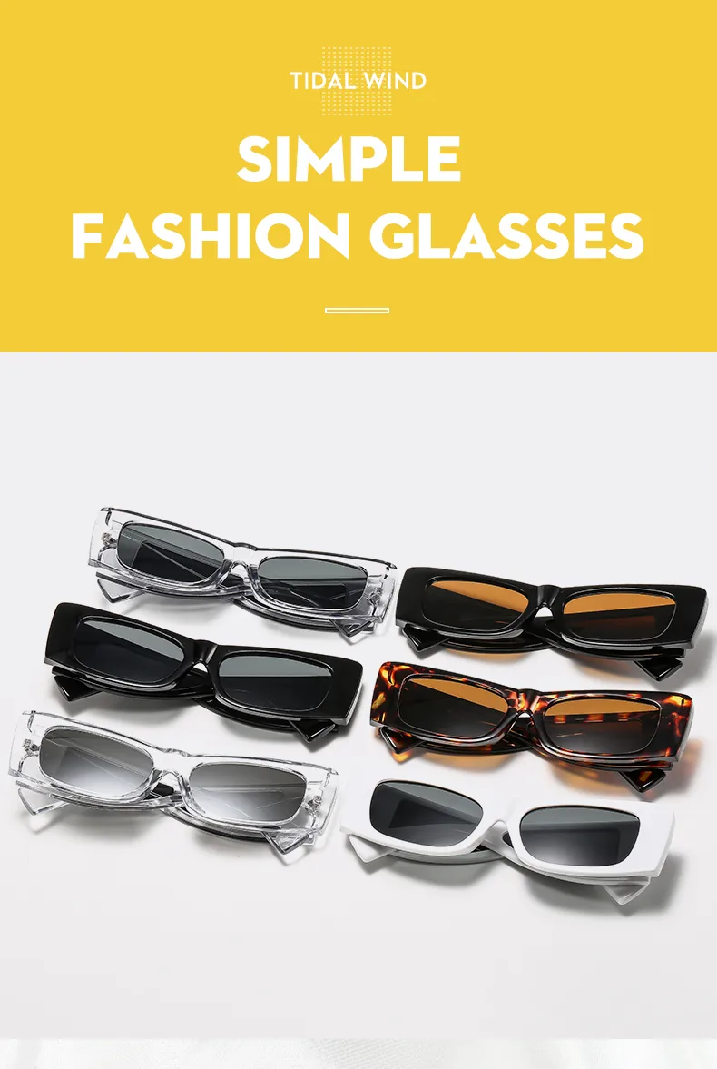 Modern Style Solid Color Ac Square Full Frame Glasses display picture 1