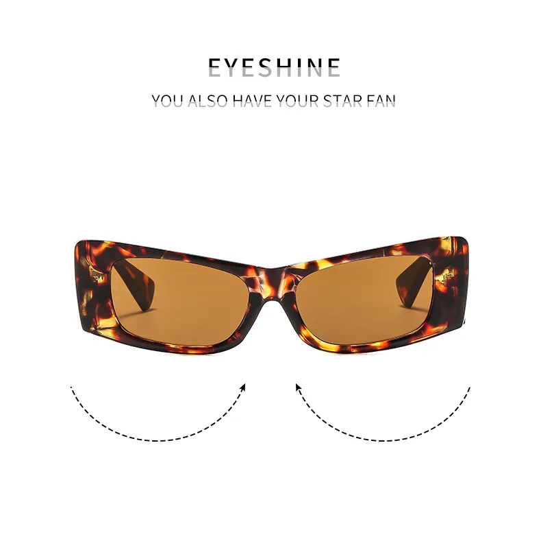 Modern Style Solid Color Ac Square Full Frame Glasses display picture 2