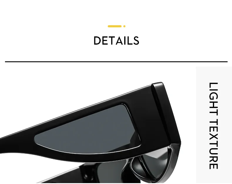 Modern Style Solid Color Ac Square Full Frame Glasses display picture 5